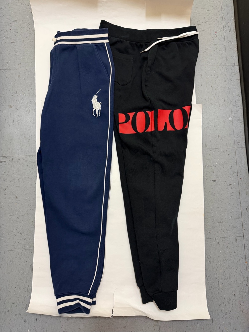Polo by Ralph Lauren Navy & Black Kids Sweatpant Duo with Red Logo